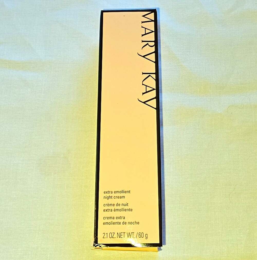 Mary Kay Extra Emollient Night Cream 2.1 oz/60g For Very Dry Skin NIB Full Size